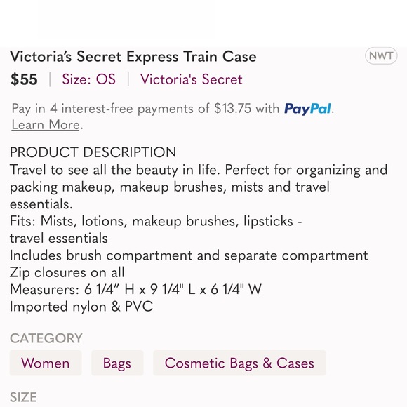 Victoria’s Secret Express Train Case - Picture 4 of 4